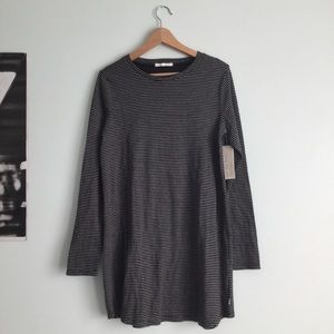 Vans Charlie Black & White Striped Dress